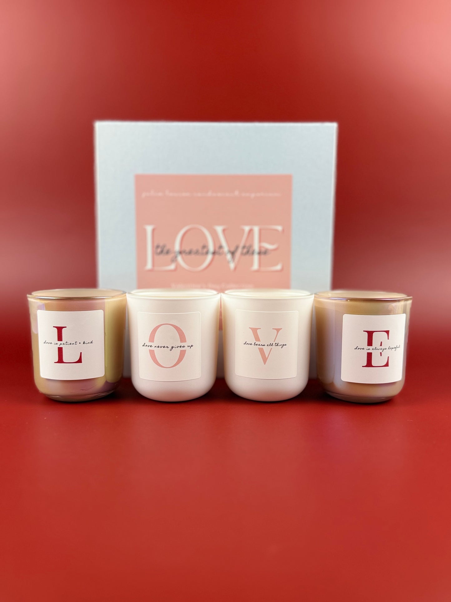 Love Collection Candle Set